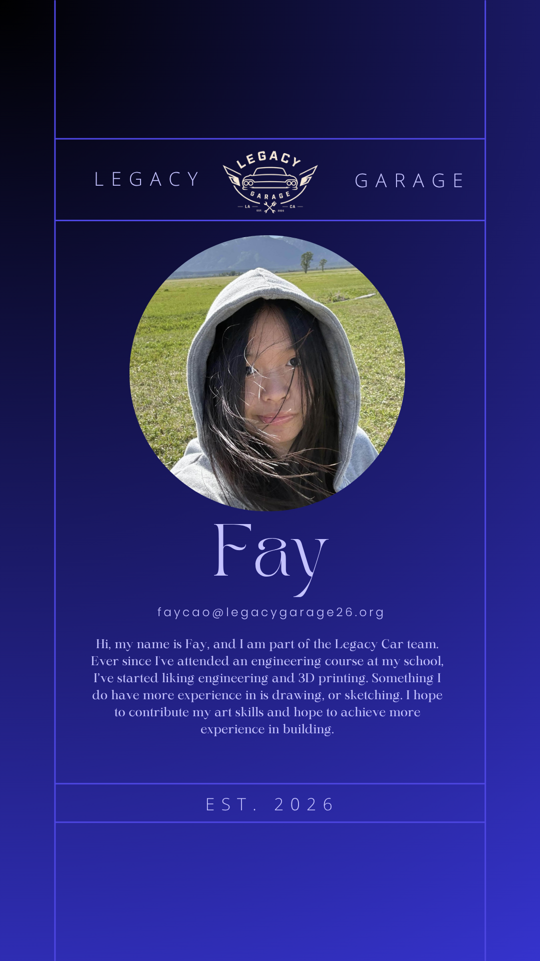 Portrait of Fay
